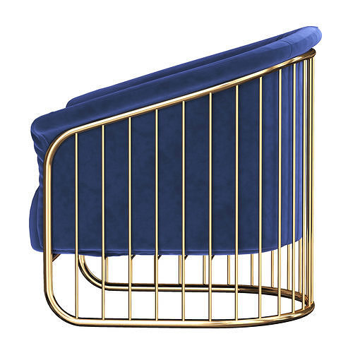 charleston bench by formitalia 3D model 7
