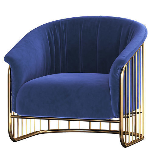 charleston bench by formitalia 3D model 2