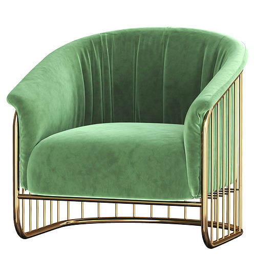 charleston bench by formitalia 3D model 6