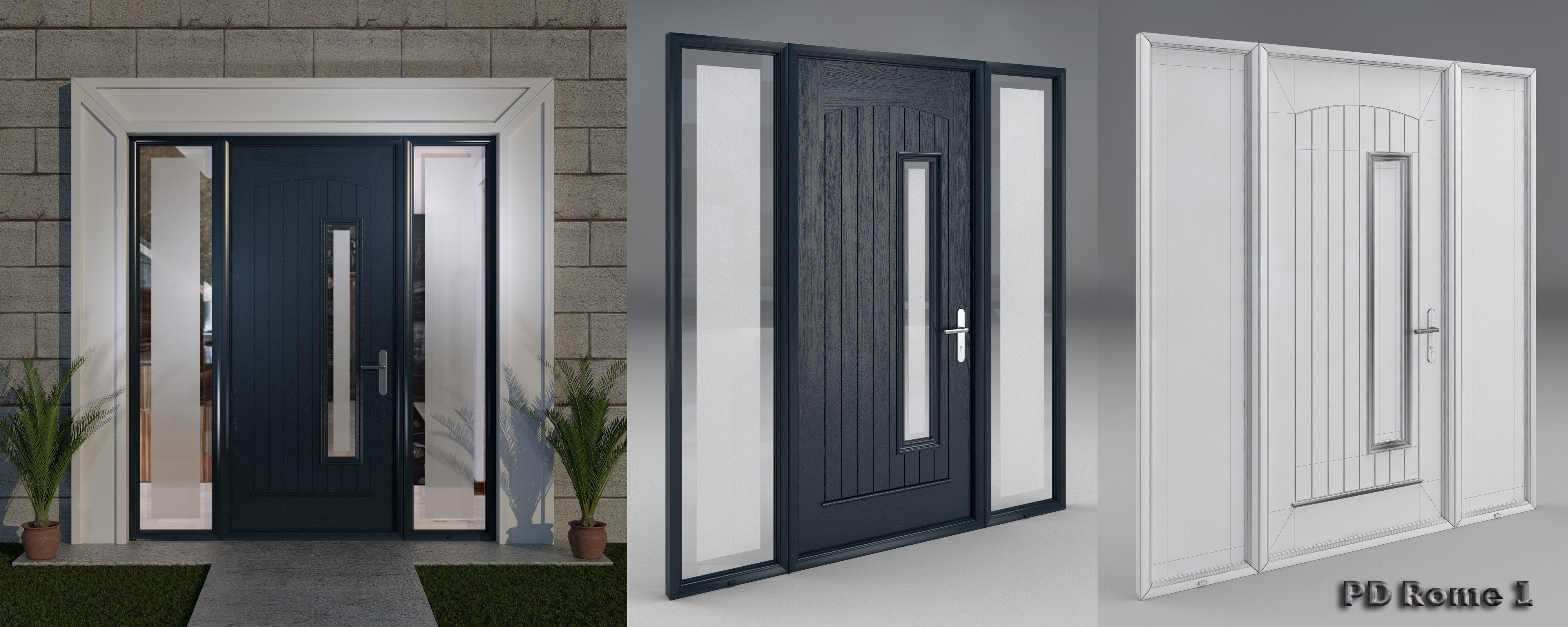 Palladio Doors Collection part 1 Free 3D model_9