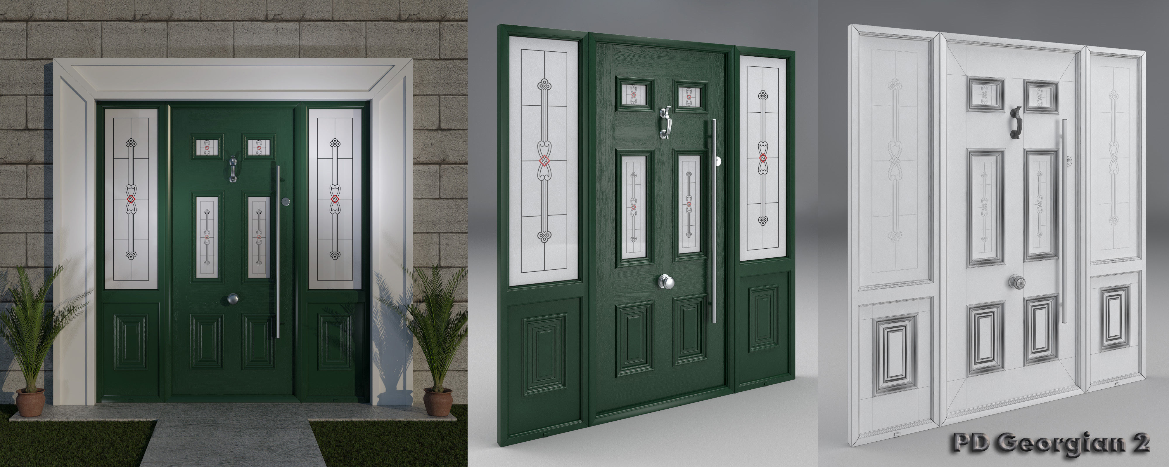 Palladio Doors Collection part 1 Free 3D model_6