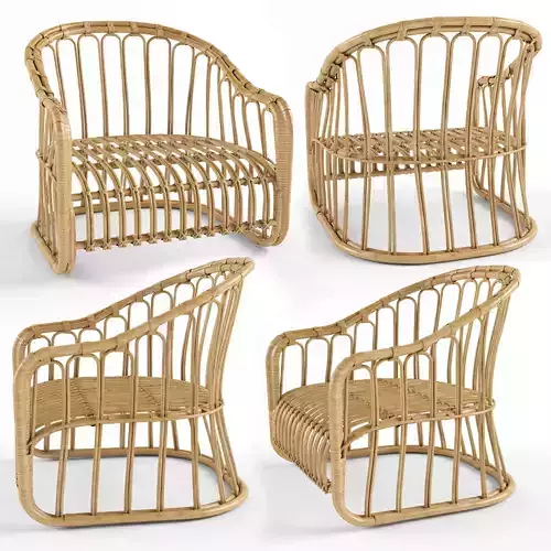 DINING CHAIR IN RATTAN