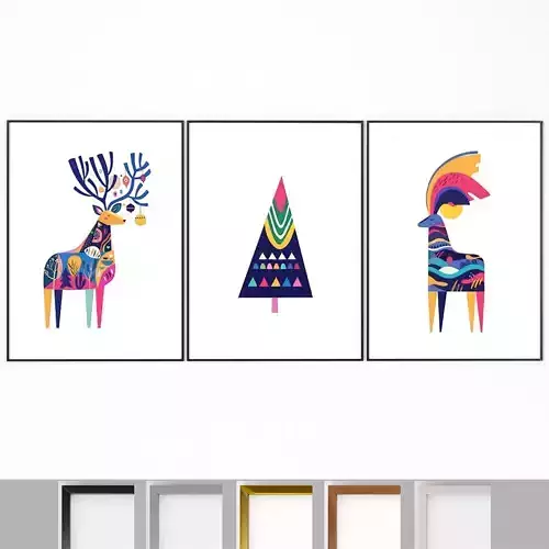 Art Frames 134- Christmas wall art 3