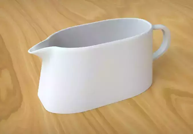 Gravy Boat 3D Model Low-poly 3D model