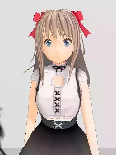 Unity Humanoid Model Cecil009 Low-poly 3D model