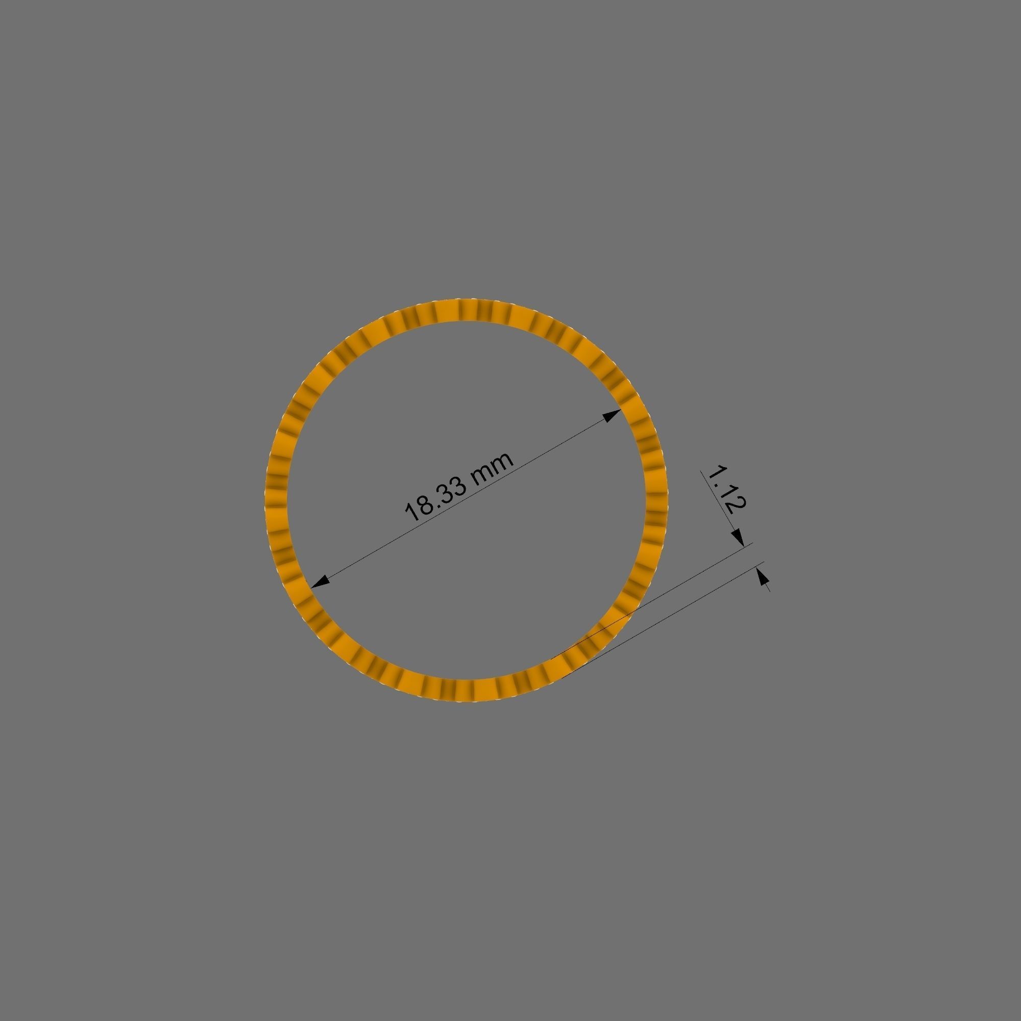 diamond ring 3D print model_9