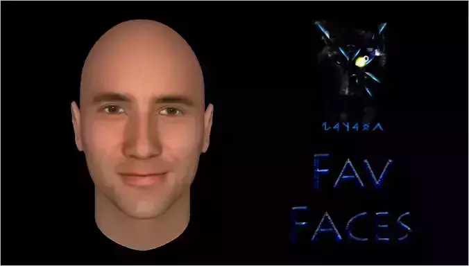 CliveO FavFaces 3D model