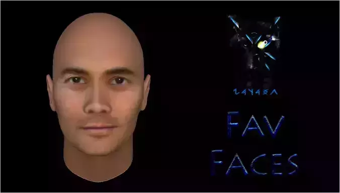 MarcD FavFaces 3D model