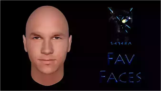 MarkW FavFaces 3D model