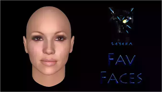 PamelaA FavFaces 3D model