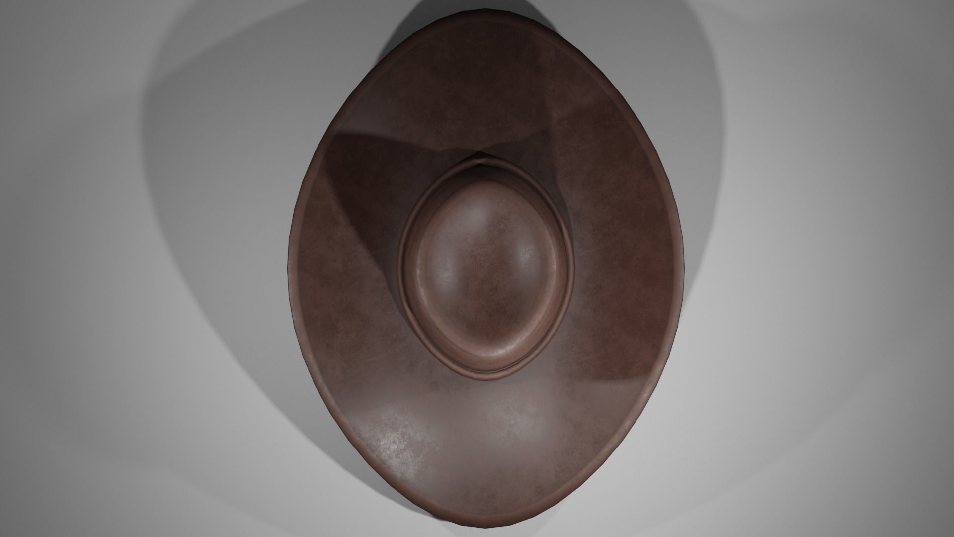 Cowboy Hat Low-poly 3D model_3