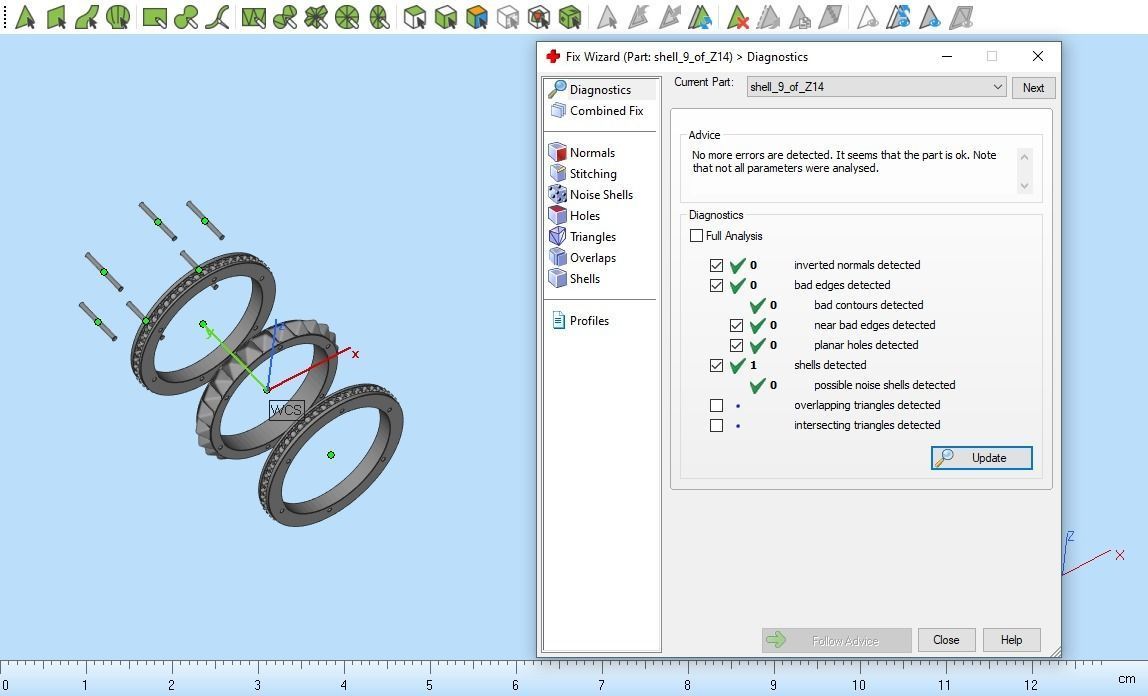 Pyramid ring Size 50 3D print model_15