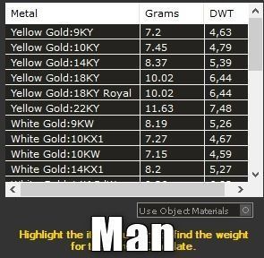 Cuban chain ring  Size 17  3D print model_13