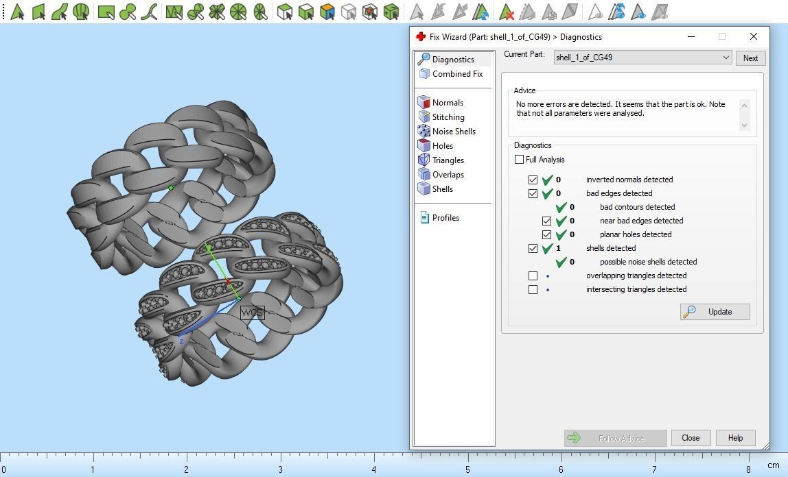 Cuban chain ring  Size 17  3D print model_15