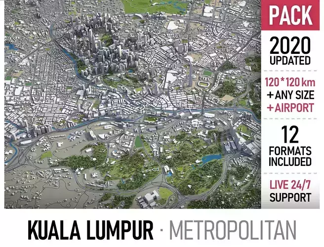 Kuala Lumpur 3D Model Collection