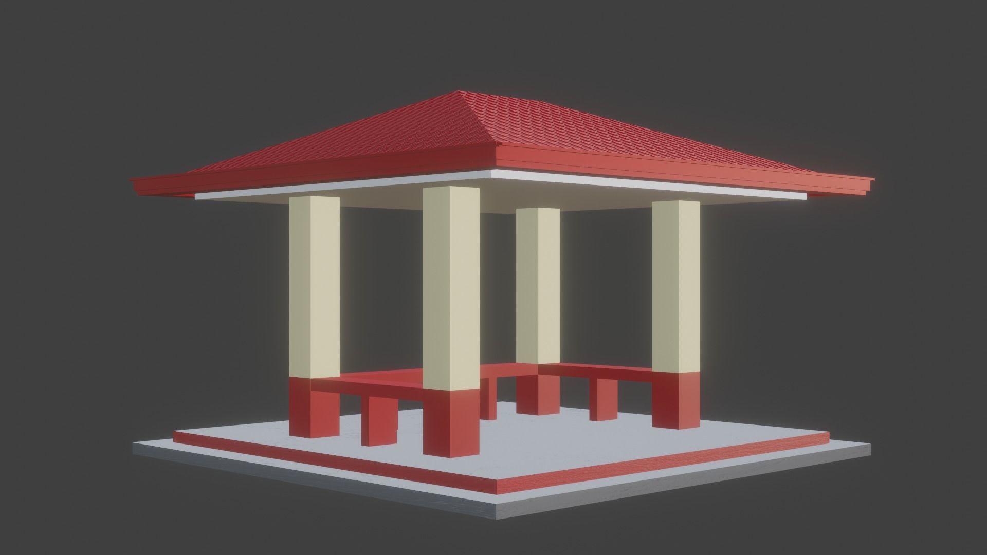 Waiting Shed 3D model_3