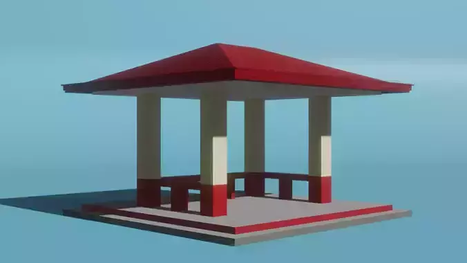 Waiting Shed 3D model