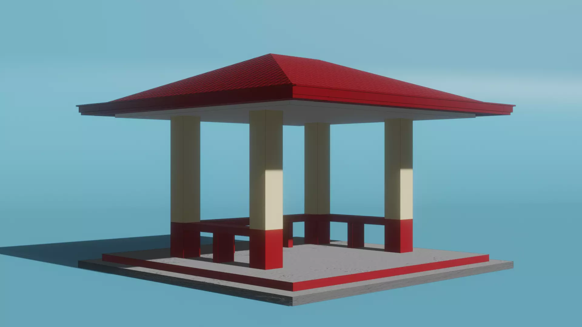 Waiting Shed 3D model_0