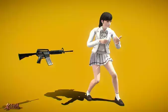 Battle Royale Japanese Schoolgirl
