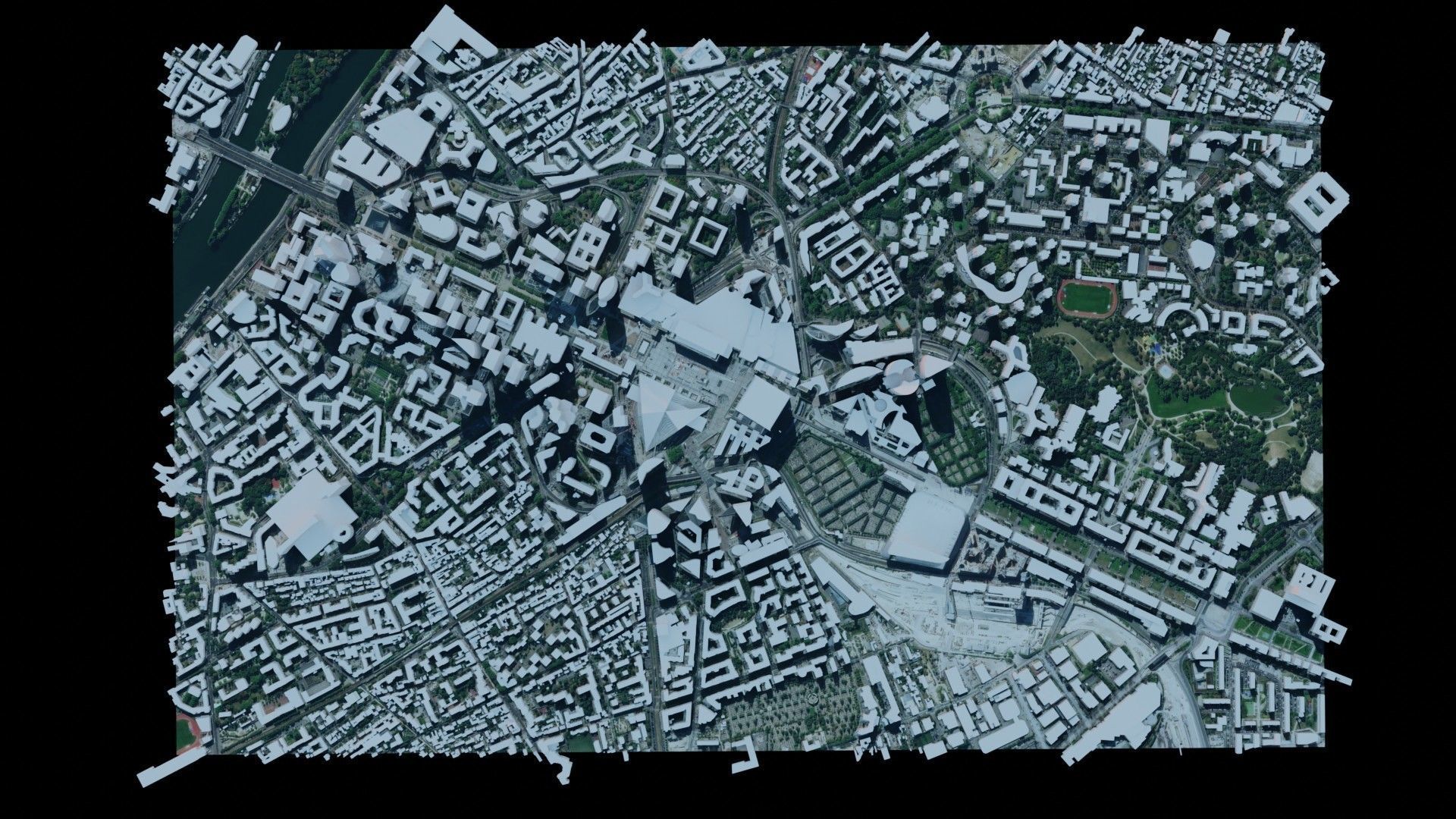 La Defense - Paris - France 3D model_2