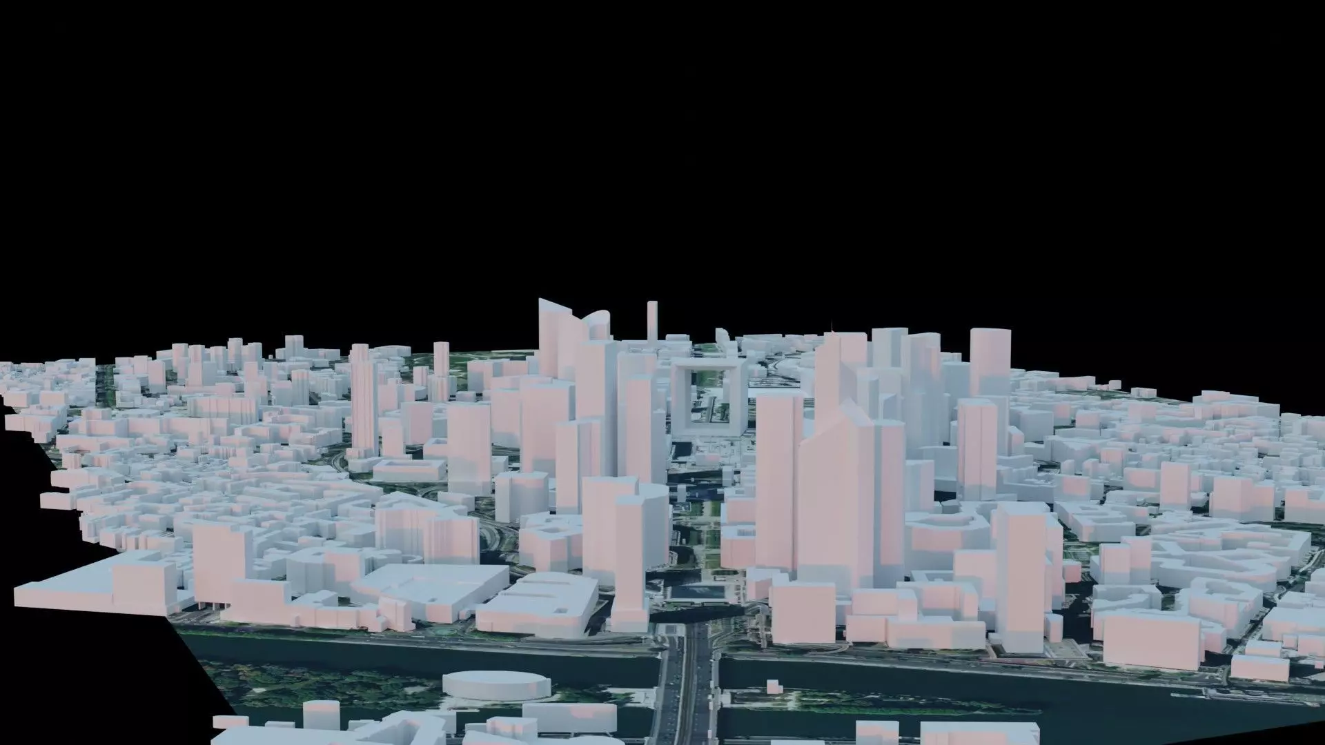 La Defense - Paris - France 3D model_0