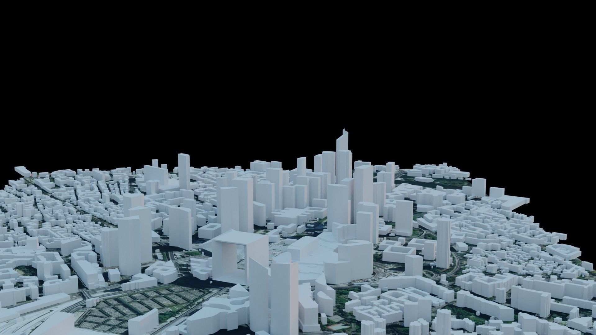 La Defense - Paris - France 3D model_1