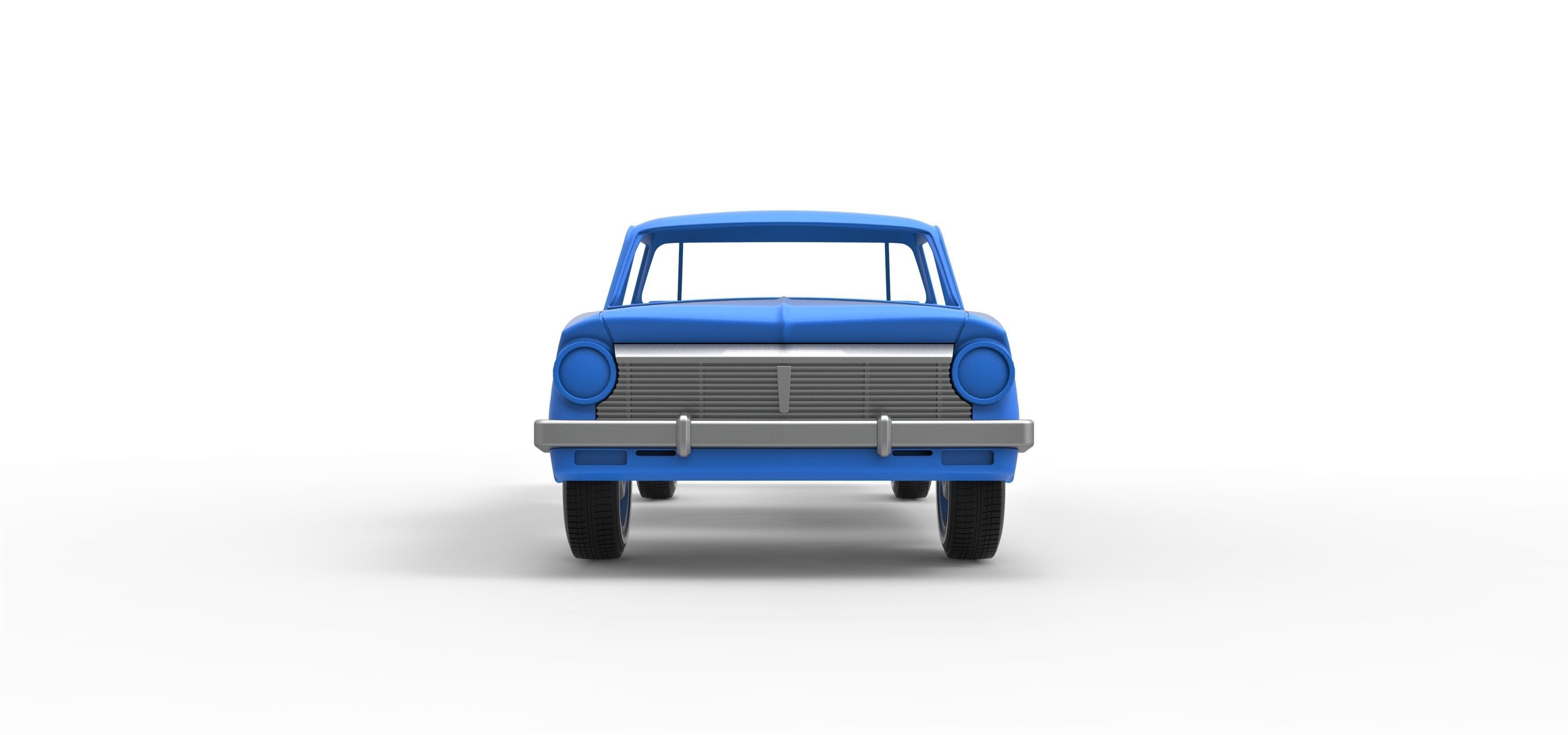 Shell and wheels Holden EJ UTE 1963 Scale 1 to 10 3D print model_4