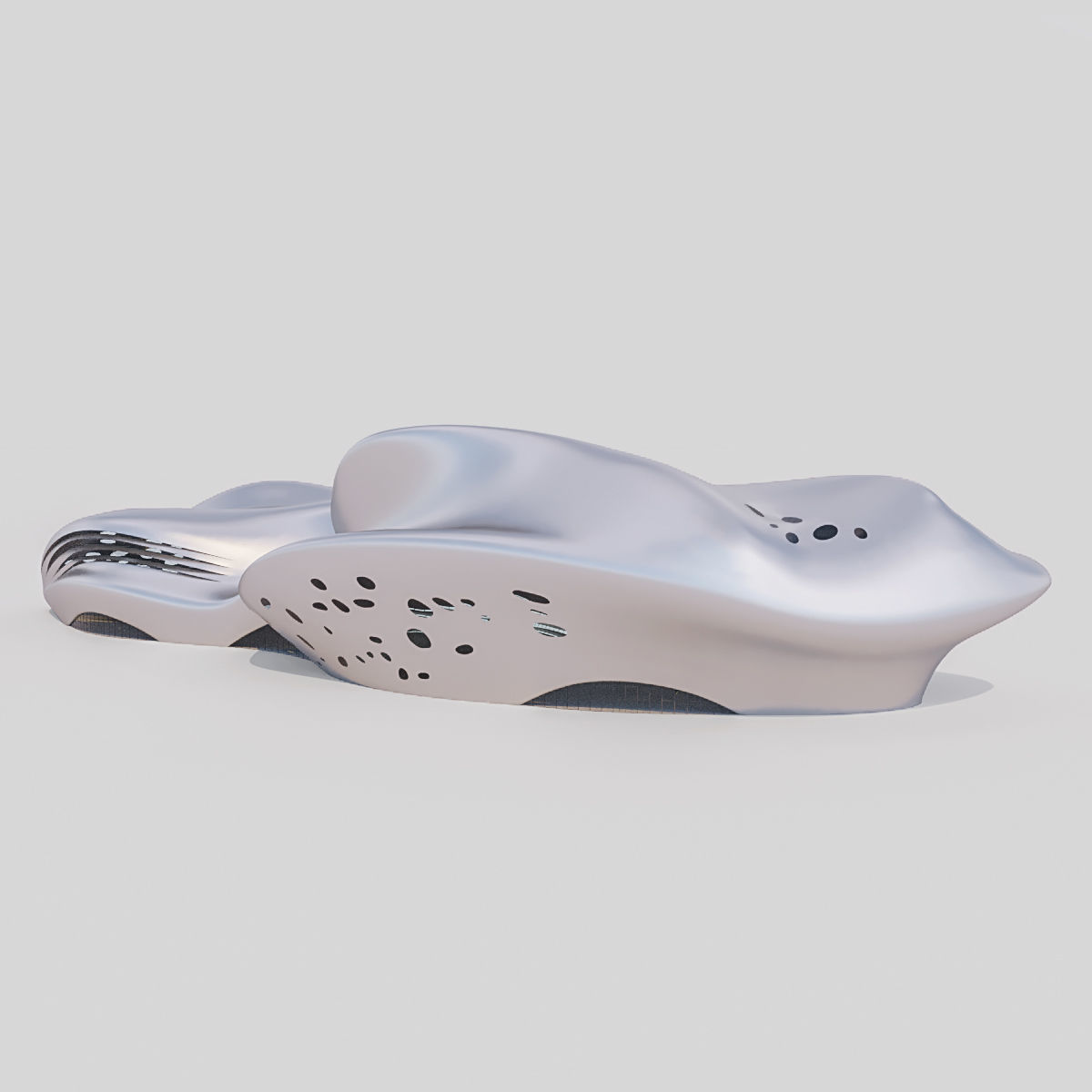 Futuristic building 27 3D model_4