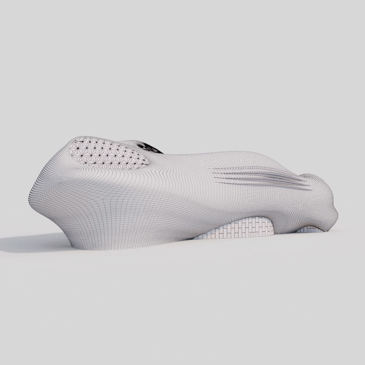 Futuristic building 27 3D model_5