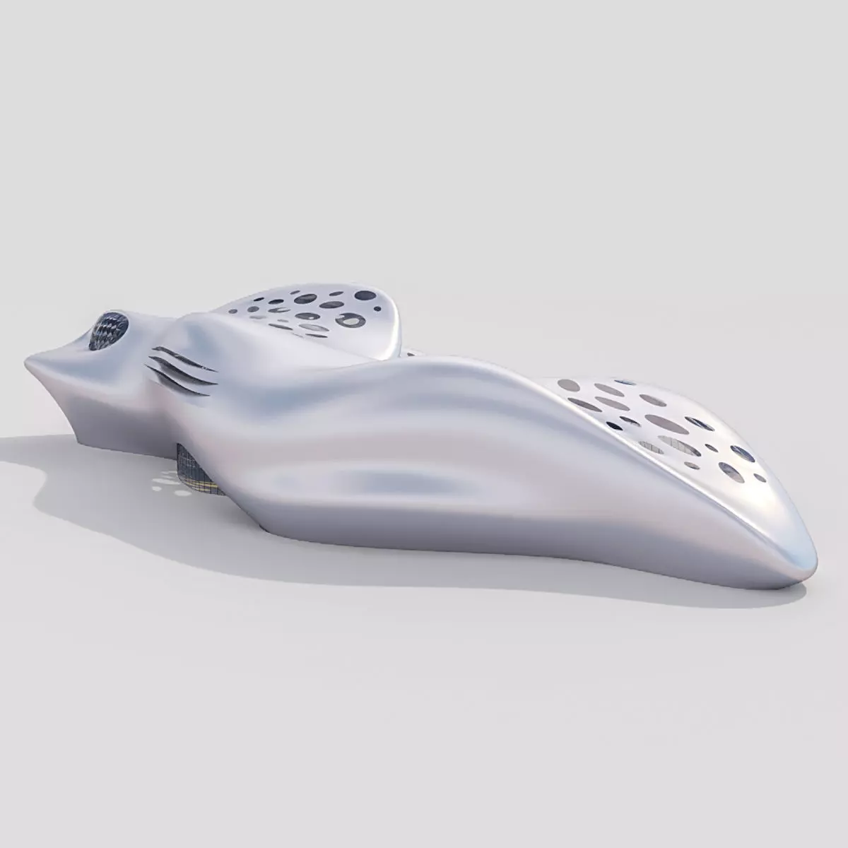 Futuristic building 27 3D model_0