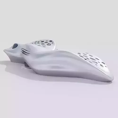 Futuristic building 27 3D model