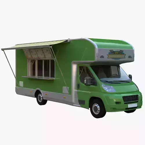 Food truck 3D model