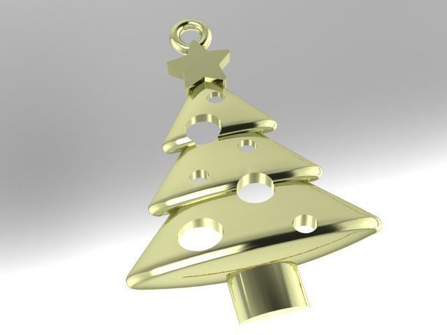 Christmas pendants 3D print model_8