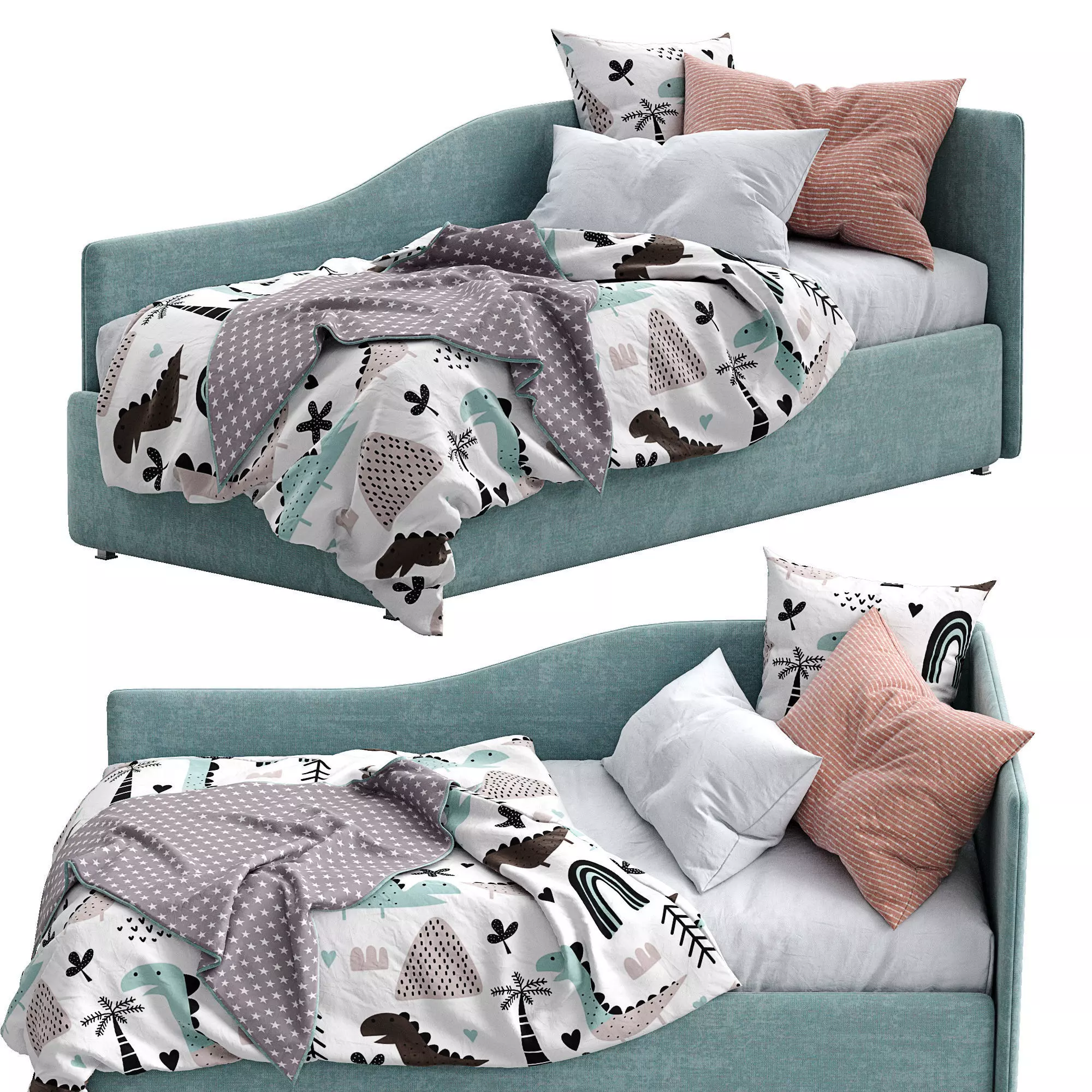 Bonaldo Single beds Titti 4 3D model