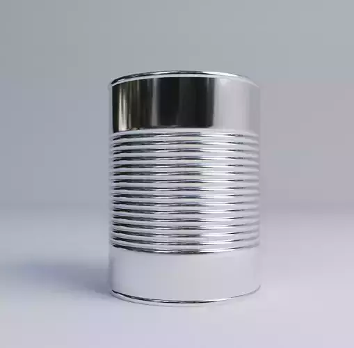 Metal tin 3D model