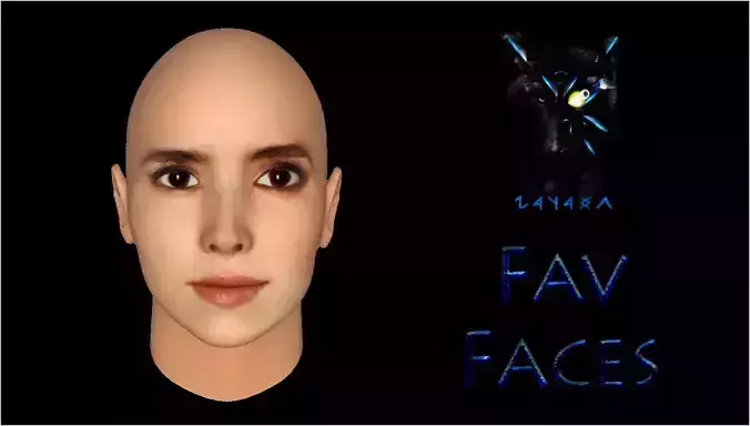 PatriciaW FavFaces 3D model