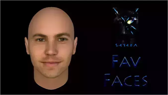 PaulW FavFaces 3D model