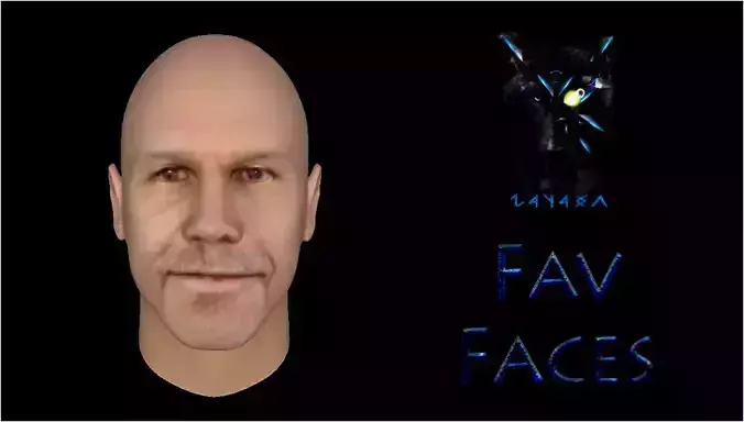 RonP FavFaces 3D model