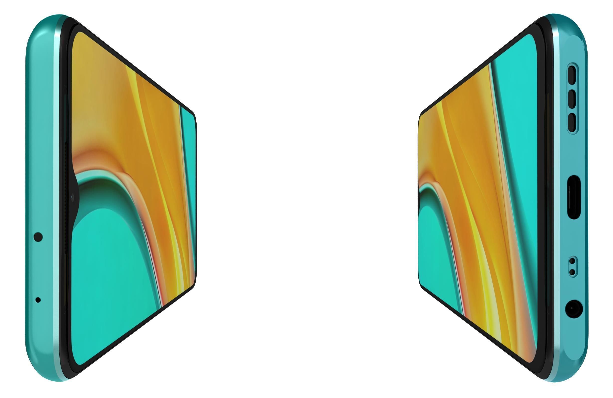 Xiaomi Redmi 9 Prime Mint Green 3D model_10