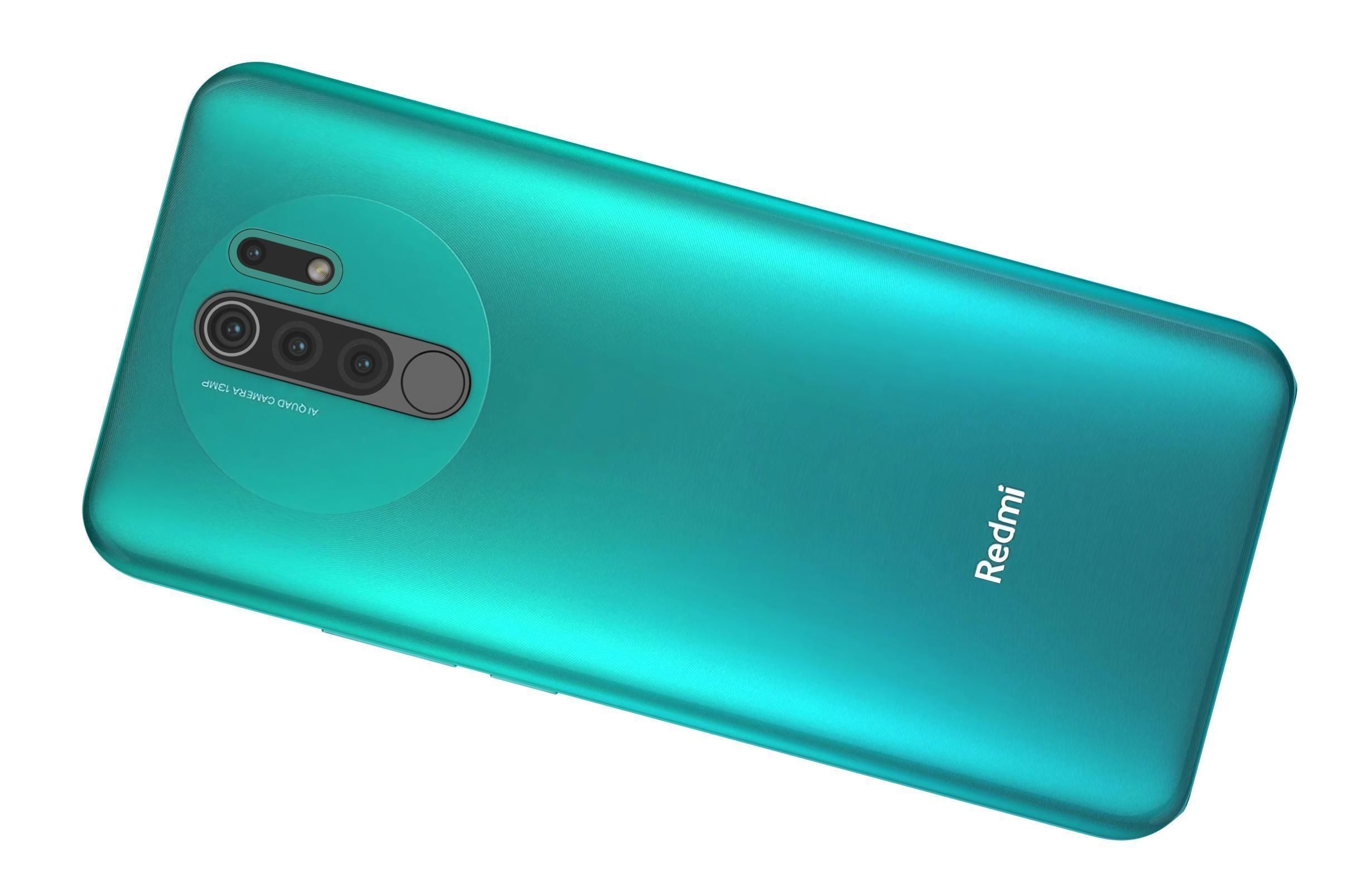 Xiaomi Redmi 9 Prime Mint Green 3D model_9