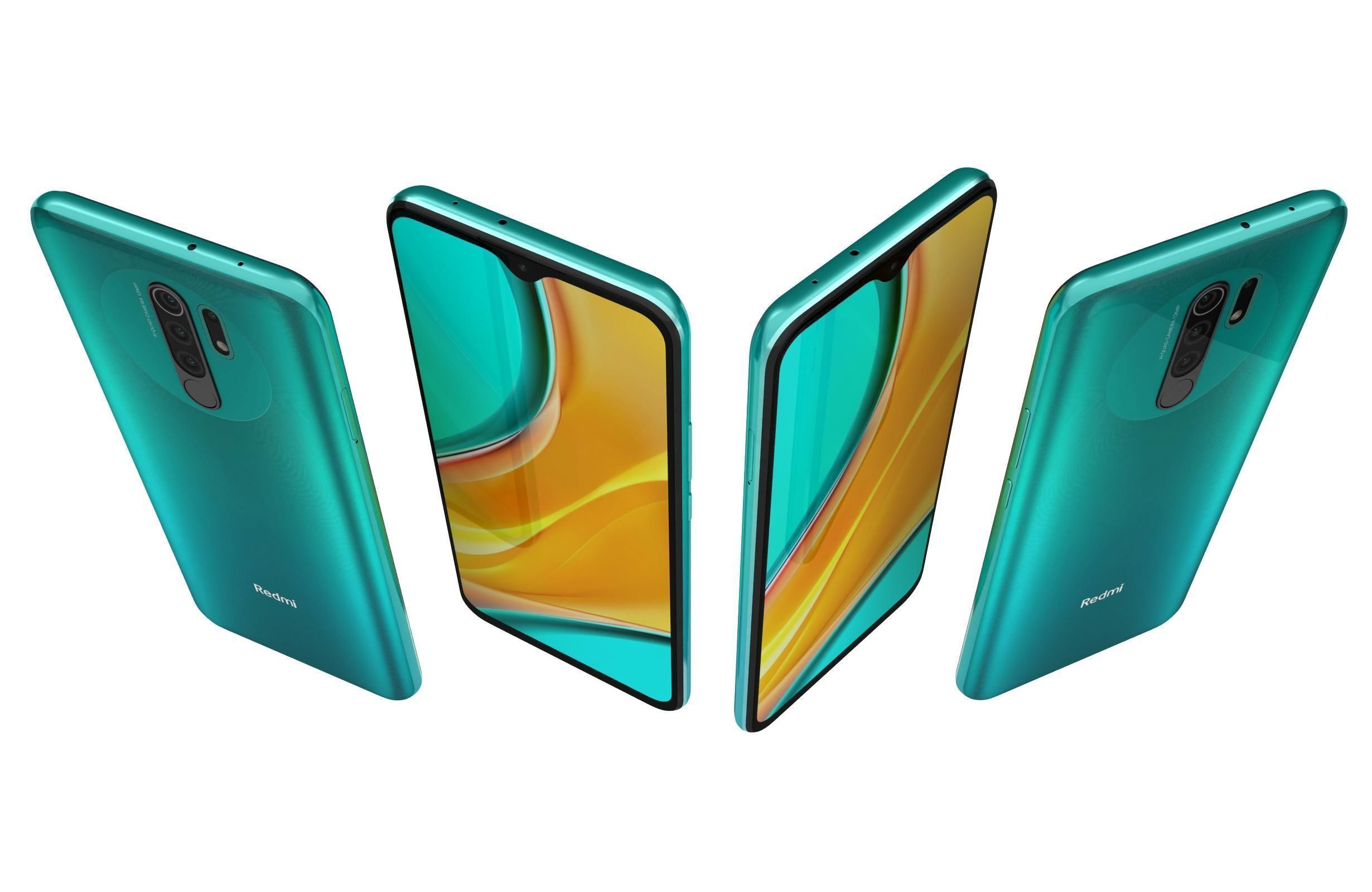 Xiaomi Redmi 9 Prime Mint Green 3D model_4
