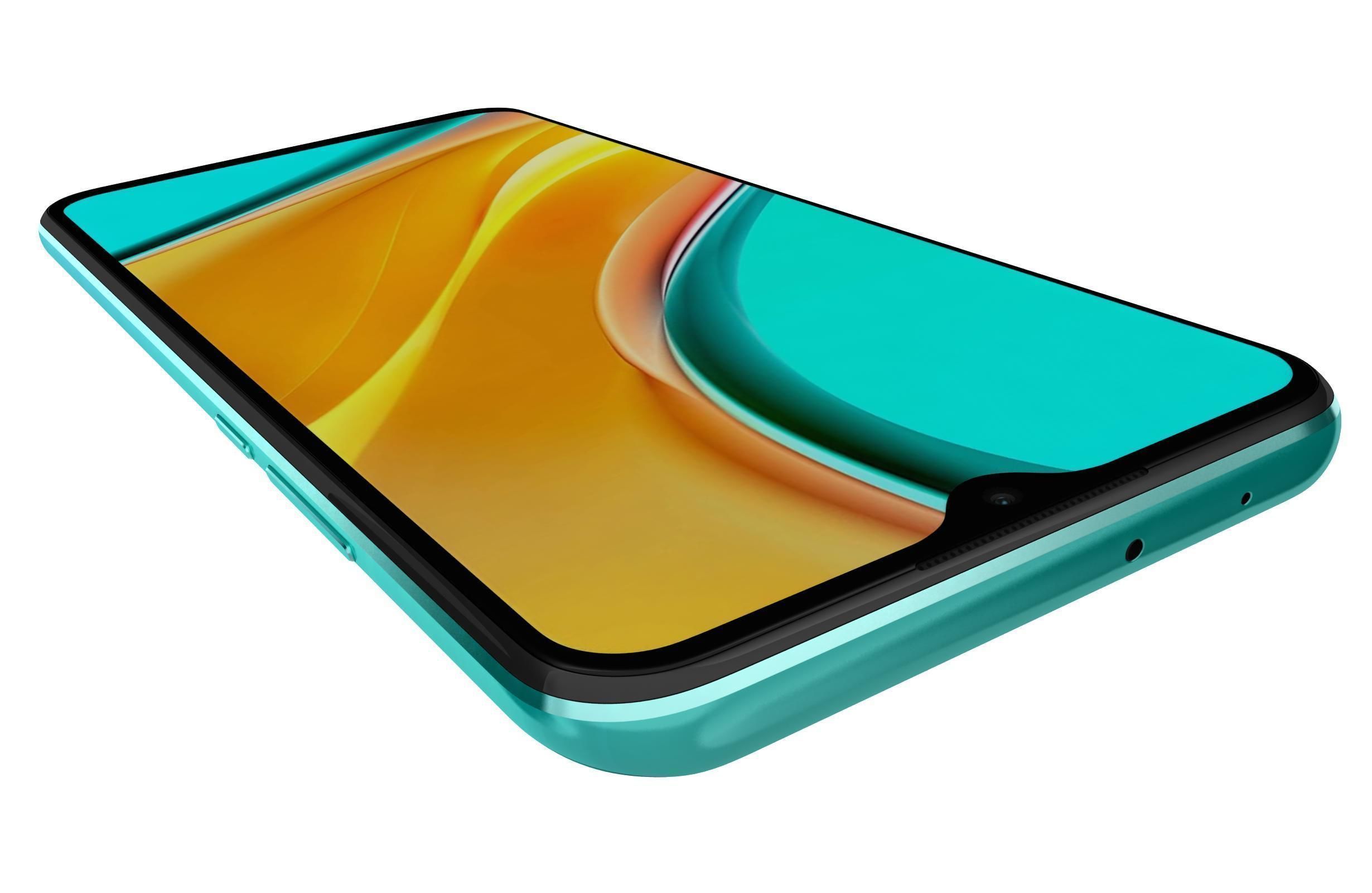 Xiaomi Redmi 9 Prime Mint Green 3D model_13