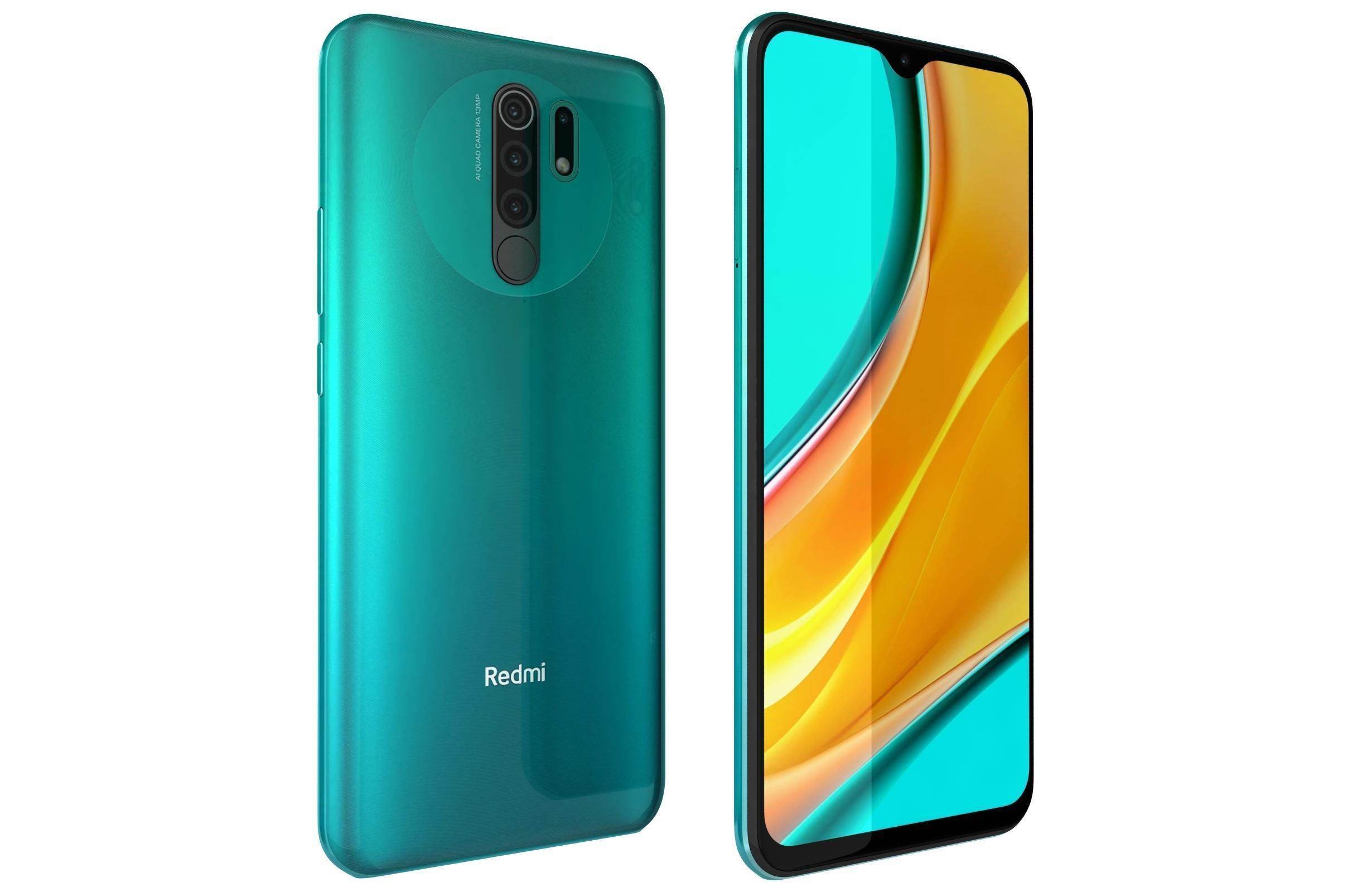 Xiaomi Redmi 9 Prime Mint Green 3D model_6