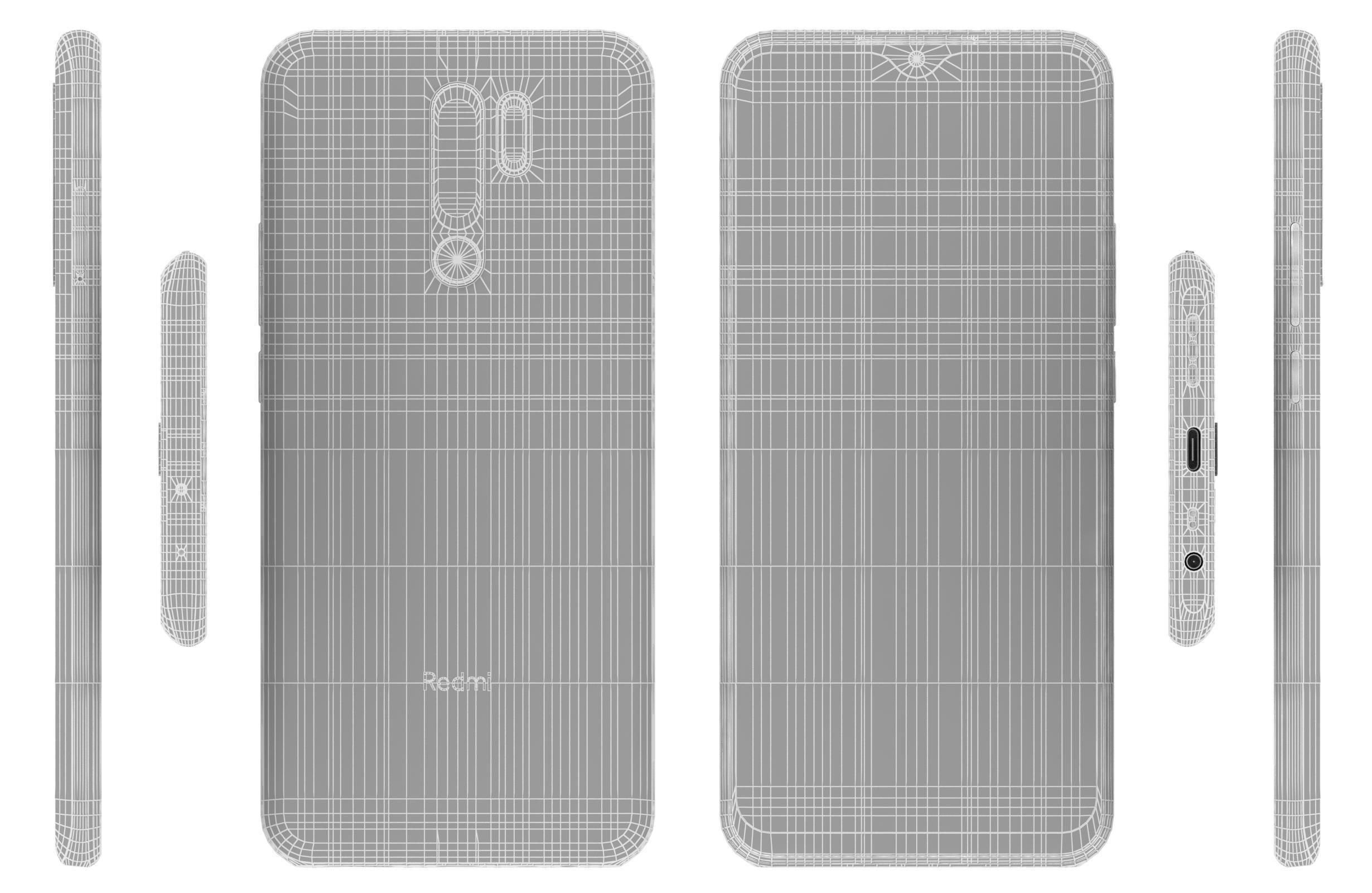 Xiaomi Redmi 9 Prime Mint Green 3D model_16