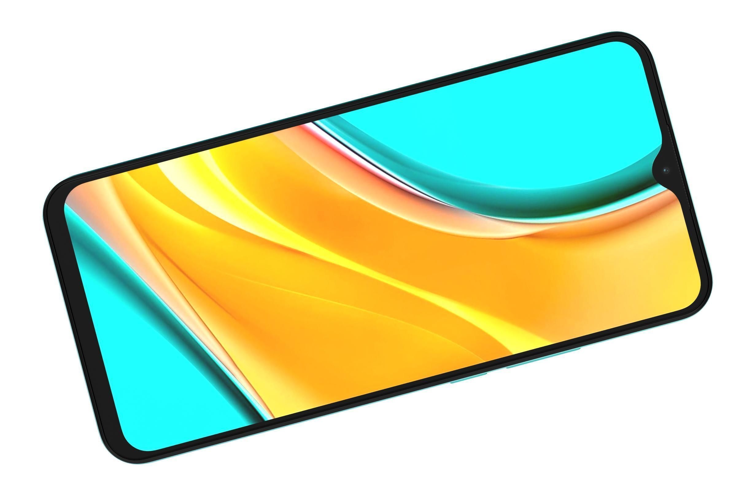 Xiaomi Redmi 9 Prime Mint Green 3D model_8