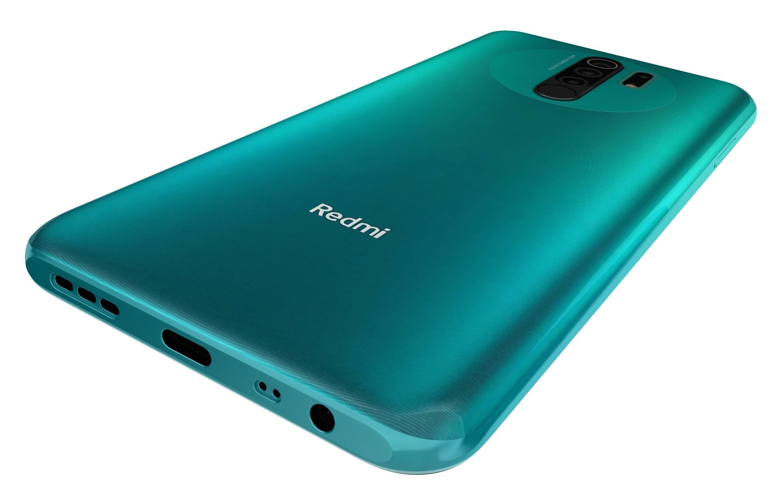 Xiaomi Redmi 9 Prime Mint Green 3D model_14