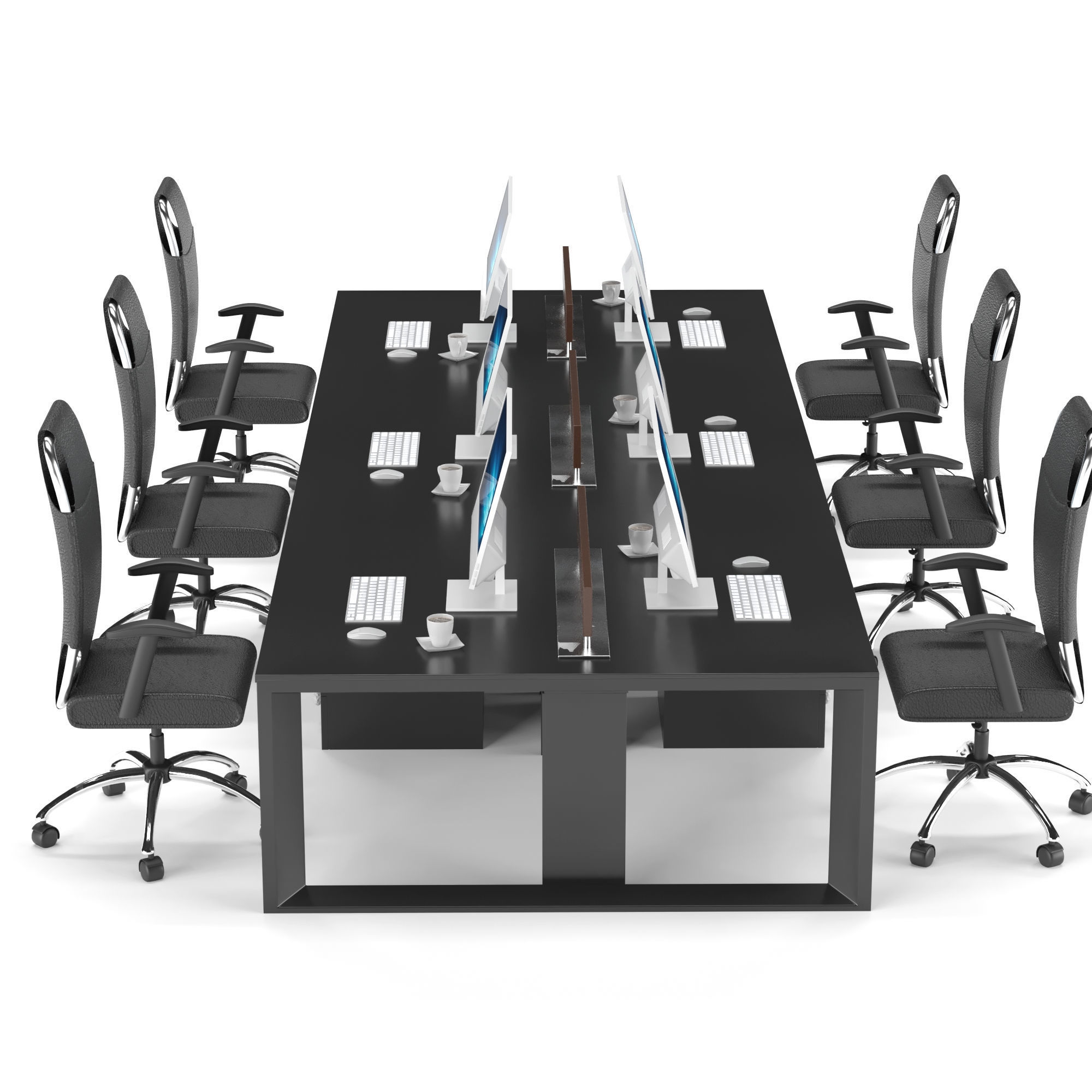 office furniture 02 3D model_1