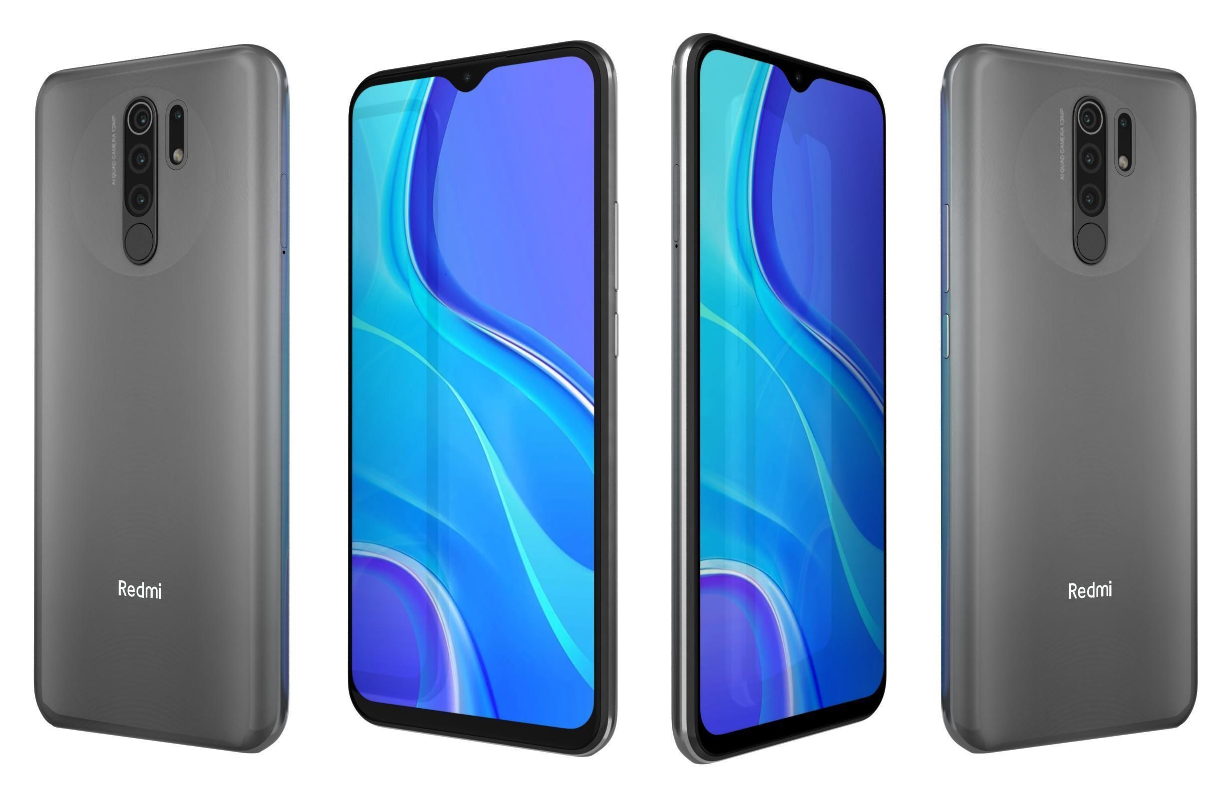 Xiaomi Redmi 9 Prime All Colors 3D model_8
