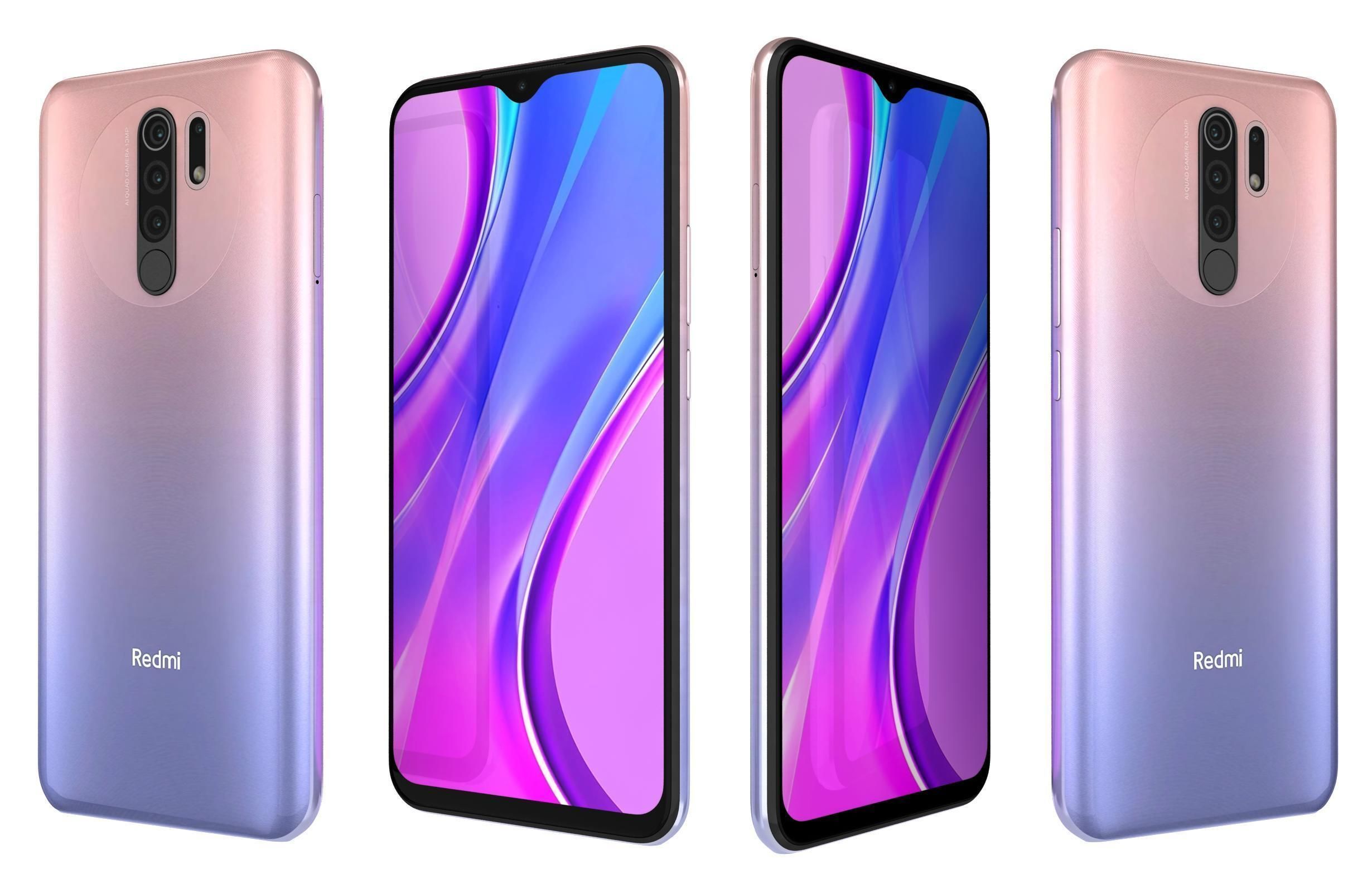 Xiaomi Redmi 9 Prime All Colors 3D model_7