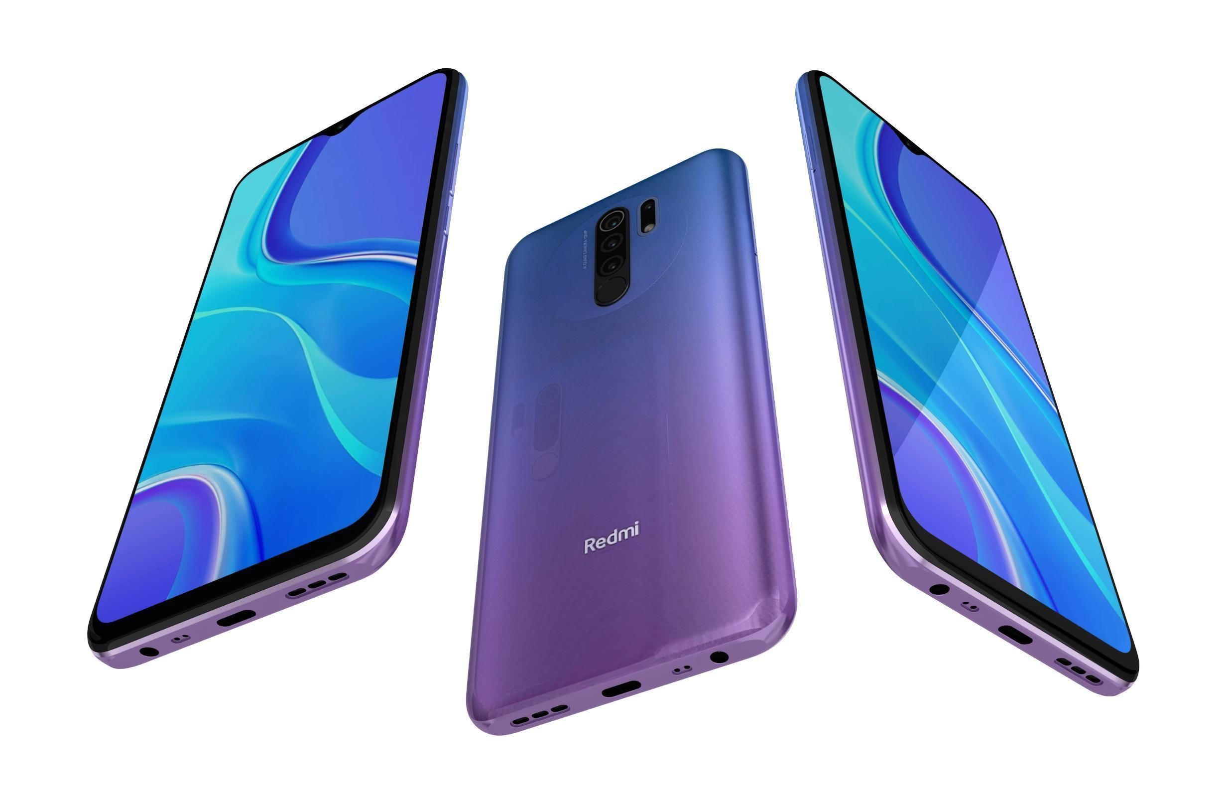 Xiaomi Redmi 9 Prime All Colors 3D model_20